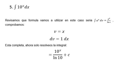 Integrales Inmediatas MatemÁticas V