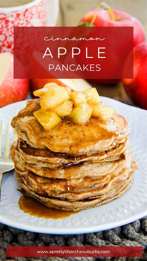 Easy Cinnamon Apple Pancakes Recipe A Pretty Life In The Suburbs