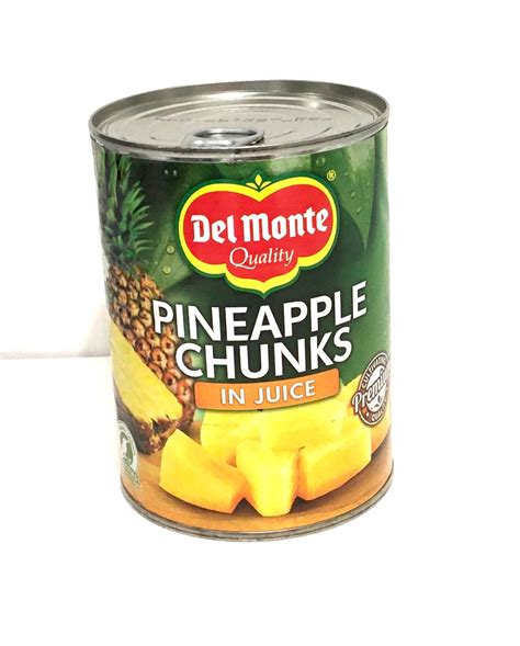 Del Monte Pineapple Chunks In Juice G Bbe S R