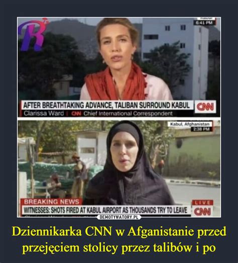 Dziennikarka CNN w Afganistanie przed przejęciem stolicy przez talibów