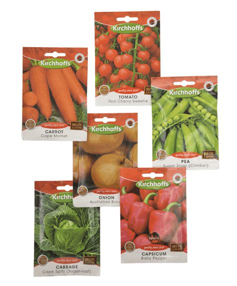 Kirchhoffs Vegetable Seed Packets • Lifestyle Home Garden Online Shop