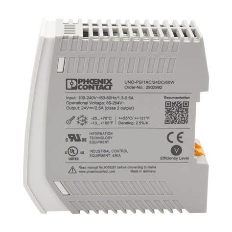 Schaltnetzteil Phoenix Uno Ps Ac Dc Automation