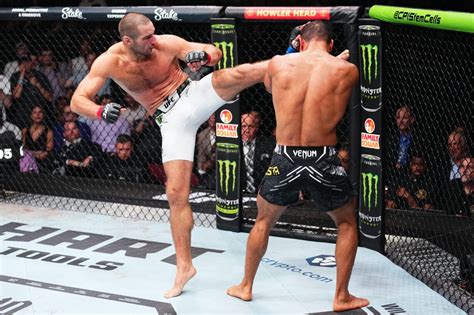 Sean Strickland Drops Paulo Costa With Head Kick As He Returns To