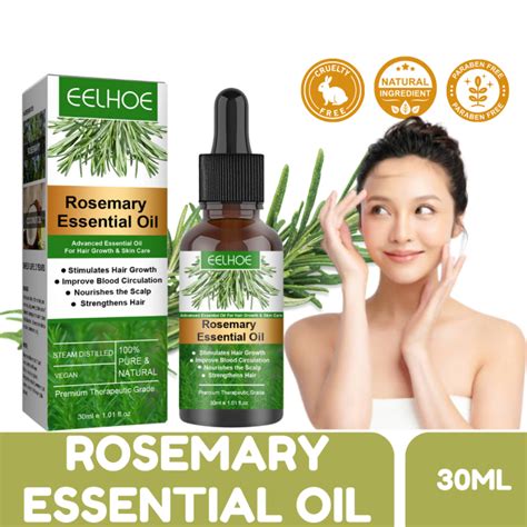 Authentic Rosemary Hair Growth Essential Oil Anti Hair Loss Fast Regrowth Essence Aromatherapy