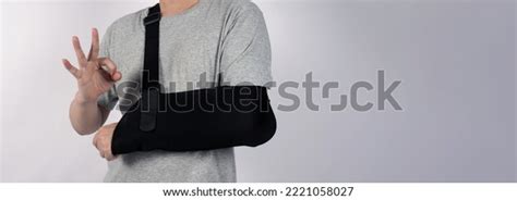 Broken Arm Arm Sling Therapy Support Stock Photo 2221058027 | Shutterstock