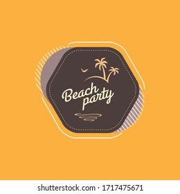 Summer Beach Party Beach Party Emblem