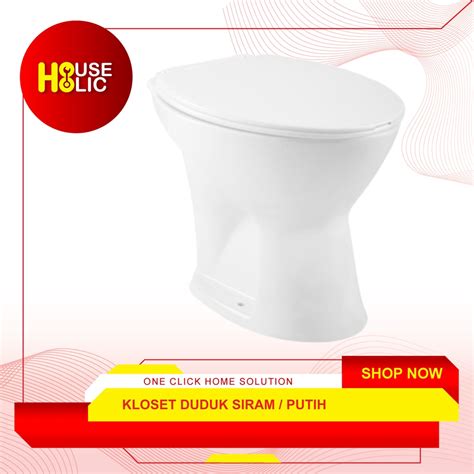 Jual Kloset Duduk Siram Closet Toilet Wc Shopee Indonesia