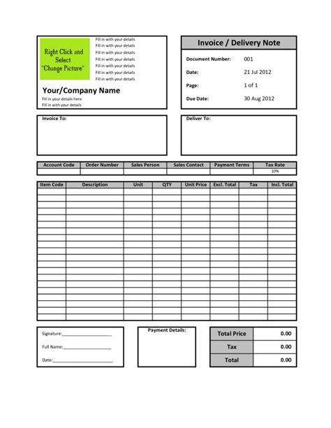 free-invoice-template — db-excel.com