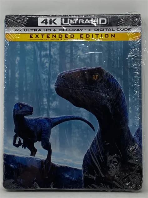 Jurassic World Dominion K Uhd Blu Ray Steelbook Chris Pratt