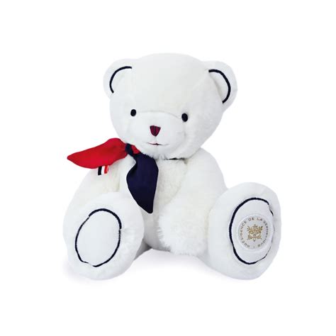 L Ours Lys E Peluche Ours Blanc Fabriqu En France Cm Ma Lou