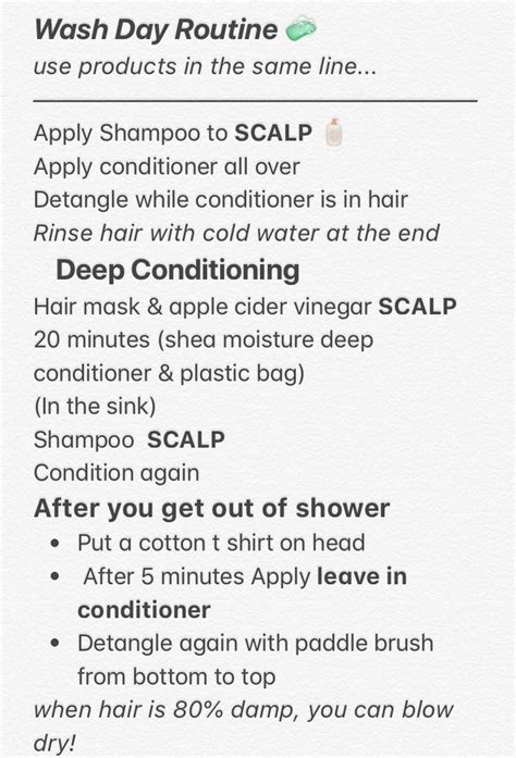 Wash Day Routine Hair Washing Routine Hair Tips After Shower