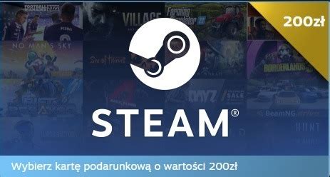 Karta podarunkowa Steam DOŁADOWANIE PORTFELA 200zł Warszawa Kup