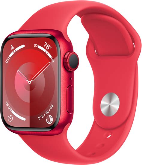 Apple Watch Gps Mm Koperta Z Aluminium Czerwony Pasek Sportowy