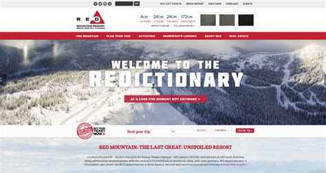 Red Mountain Resort - Atlanta Web Design