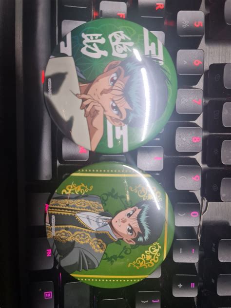 Yu Yu Hakusho Yusuke Badge Set Hobbies Toys Memorabilia