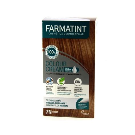 Farmatint Colour Cream N Rubio Color Permanente Farmasoler