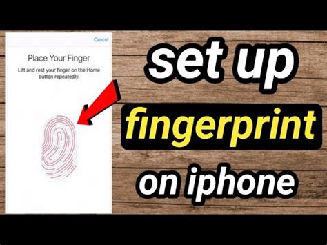 How To Set Up Fingerprint On Iphone Touch Ud Set Up For Iphone YouTube