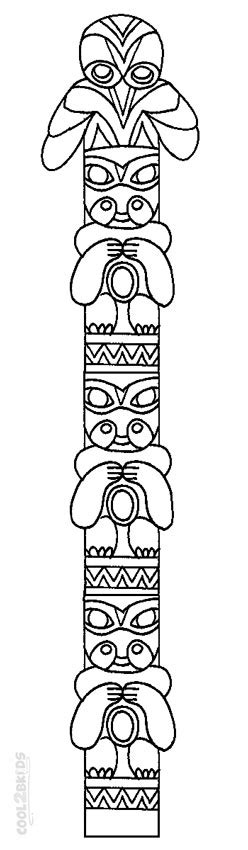 Coloriages Totem Coloriages Gratuits Imprimer