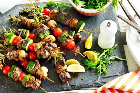 Rosemary And Lemon Kangaroo Kebabs