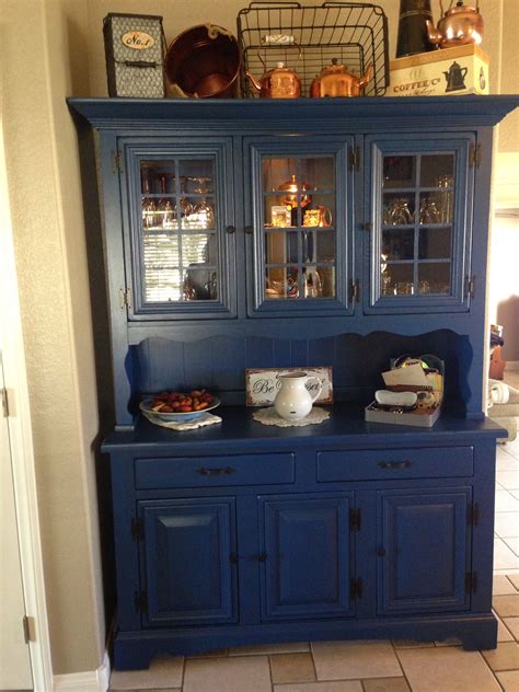 A Statement Piece The Blue China Cabinet Home Cabinets