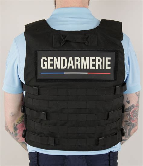 Bandeau Gendarmerie PVC 10 X 30 Cm DMB Products