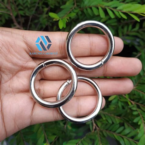 Jual Ring O Bulat Bahan Besi Diameter 2 5 Cm Warna Nikel Silver Premium