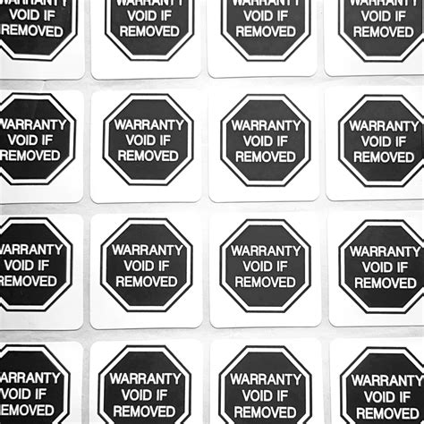 Security Labels For Product Identification Tamper Evident