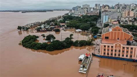 Nível do Guaíba volta a ficar acima da marca de cinco metros e pode