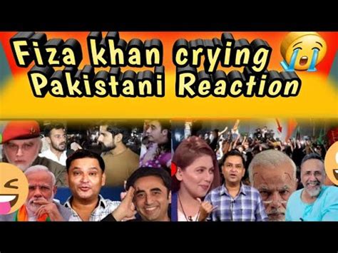 Fiza Khan Crying Pakistani Public Reaction Pakistan Roast React