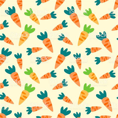 Carrot Seamless Pattern Vector Seamless Patterns Seamless Pattern