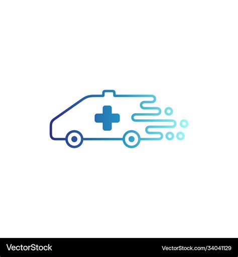 Ambulance logo Royalty Free Vector Image - VectorStock