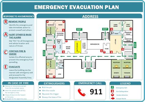 Safety Engineer I Will Draw Fire Safety And Emergency Evacuation Plan