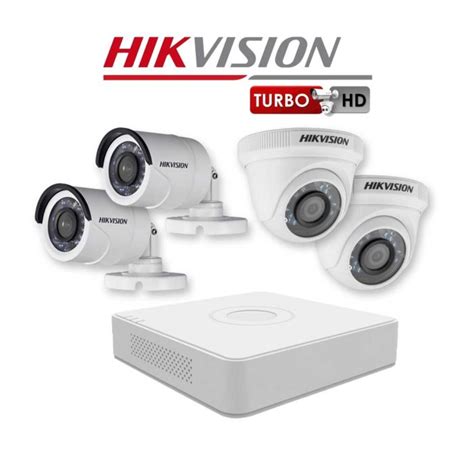 Kit de 4 Cámaras 2MP Lite HIKVISION Cámaras de Seguridad