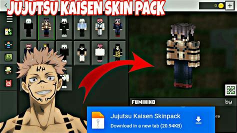 Jujutsu Kaisen Skin Pack Mcpe Jujutsu Kaisen Skin Pack Minecraft