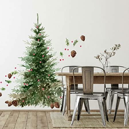 Amazon Large Christmas Tree Wall Decals DIY Christmas Wall Decals