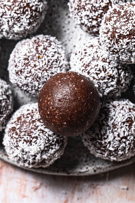 Nut Free Chocolate Bliss Balls With Dates Our Nourishing Table