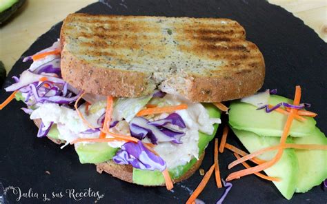 Julia Y Sus Recetas S Ndwich De Pollo Con Mayonesa Y Aguacate