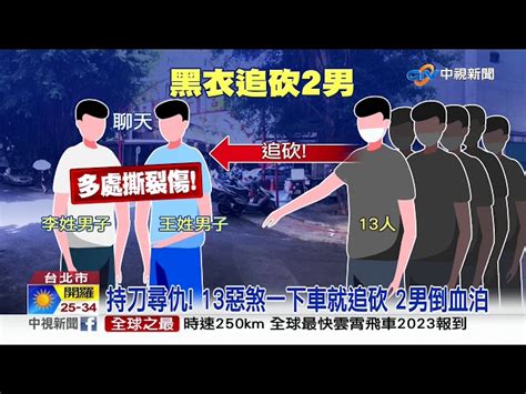 宮廟旁濺血 2少年聊天遭13惡煞襲擊亂砍│中視新聞 20190828