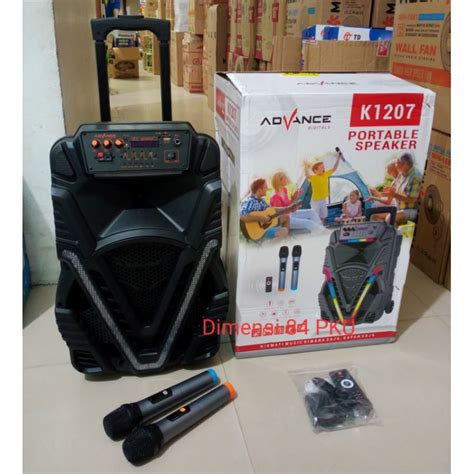 Jual Speaker Karoke Bluetoot Portebel Advance K Inch Shopee