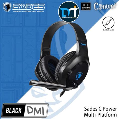 Jual Sades SA716 I SA 716 C Power - Stereo 3.5mm Jack Gaming Headset ...
