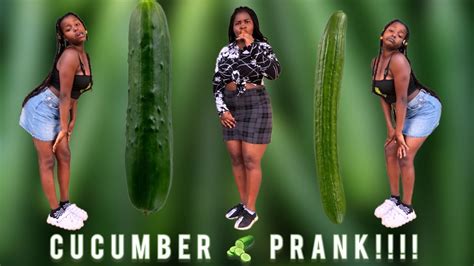 Cucumber Prank Gone Good Qucumber Prank Youtube