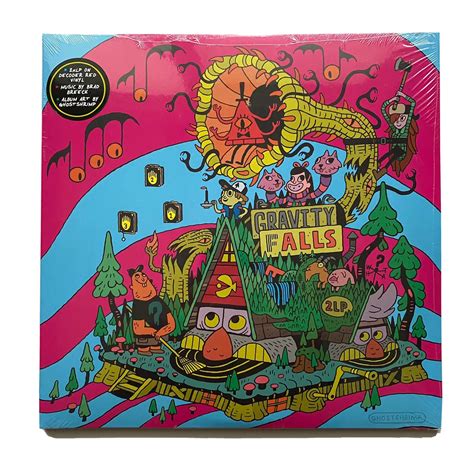 Walt Disney Gravity Falls Soundtrack By Brad Breeck Red Vinyl 2LP