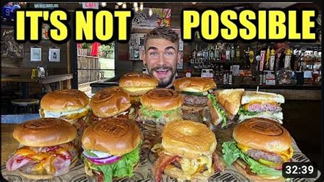 Joel Hansen Vs Undefeated Burger Challenge