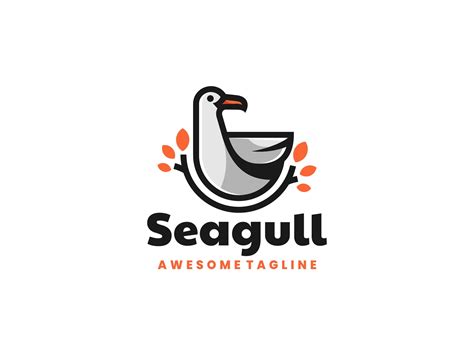 Seagull Mascot Logo Graphic by artnivora.std · Creative Fabrica