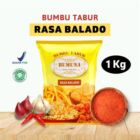 Jual Bumbu Tabur Rasa Balado Kg Bumuna Seasoning Powder Serbuk