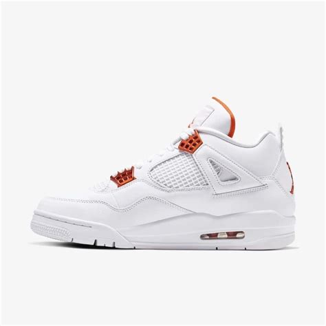 Air Jordan 4 Orange Metallic Ct8527 118 Grailify