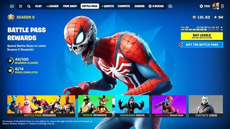 Fortnite Season Capitolo Pass Battaglia Skin Youtube