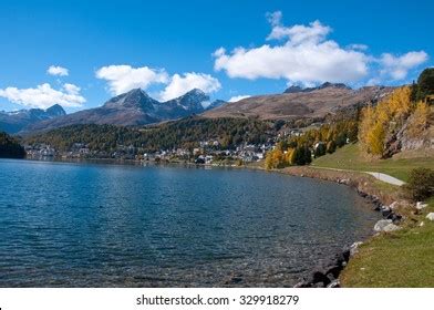 Overview Lake St Moritz Switzerland Stock Photo 329918279 | Shutterstock