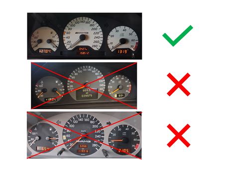 Tacho Display für MERCEDES CLK W208 Anzeige Kombiinstrument LCD RECHTS