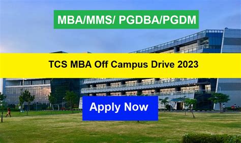 Tcs Mba Off Campus Drive Inviting For Freshers Kickcharm